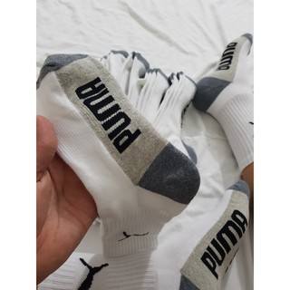 Tất thể thao cao cổ Puma trắng - Free ship + Quà tặng Loved socks by TatsTats.vn