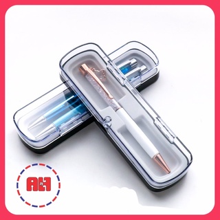 Hộp đựng bút mica, nắp có nam châm chắc chắn, quà tặng ý nghĩa