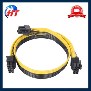 Cáp chia nguồn 8Pin CPU ra 2 x 8Pin (6+2)
