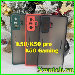Ốp lưng cao su non Xiaomi Redmi K50 K50 pro K50 gaming K40 gaming K40s lưng nhám chống vân tay