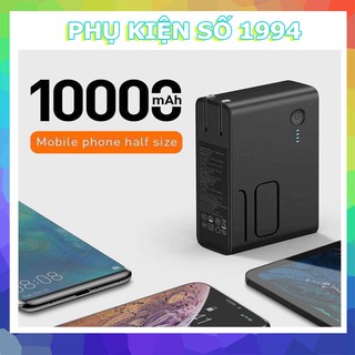 Pin dự phòng Baseus 10000mah tích hợp sẵn chân cắm điện