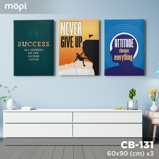 (Bộ 3 tranh kích thước 60x90cm) 20 mẫu Canvas treo tường trang trí Văn Phòng tạo động lực tiếng Anh hot nhất