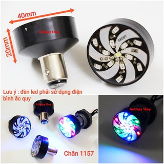 Đèn led hậu nháy hình cánh quạt F1 ( chân 1157 giá 1 cái )