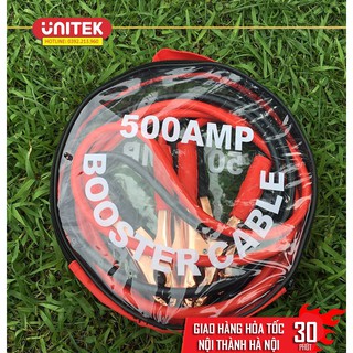 Dây mồi sạc điện ắc quy trên ô tô 500Amp