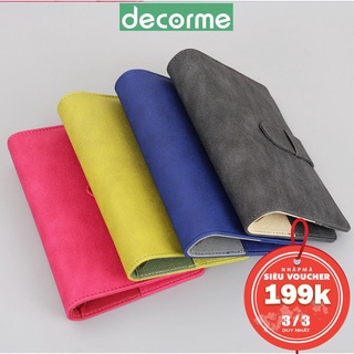 Bìa sổ còng da sần A5 6 lỗ khóa gài- không kèm giấy, DECORME