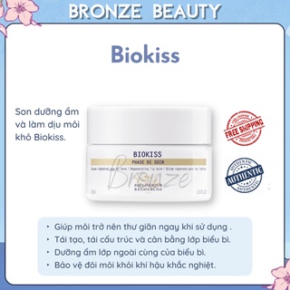 Son dưỡng ẩm và làm dịu môi khô Biokiss 15ml bổ sung chất béo nhờ bơ hạt mỡ, giúp duy trì độ ẩm tối đa - K66