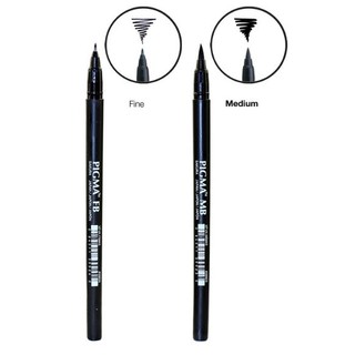 [Black-white shop] Bút vẽ đầu cọ, đen, Sakura Pigma