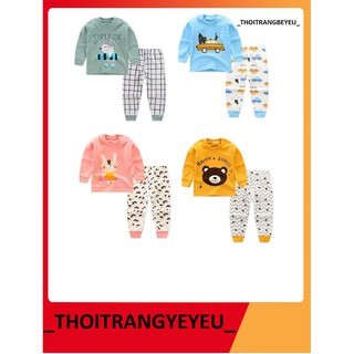 [HÀNG HOT] Bộ cotton Quảng Châu cho bé trai bé gái