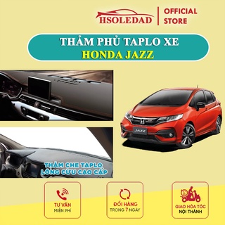Thảm taplo HONDA JAZZ bằng lông Cừu 3 lớp hoặc Da Cacbon