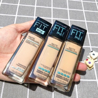KEM NỀN MAYBELINE FIT ME CHO DA MỀM MỊN KHÔNG ĐỔ DẦU