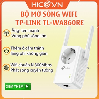 [Mã ELHAMS5 giảm 6% đơn 300K] Bộ Mở Rộng Sóng Wifi TP-Link TL-WA860RE Chuẩn N 300Mbps - Hàng chính hãng