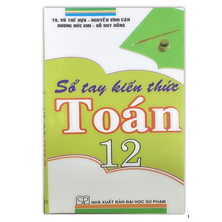 Sách - Sổ tay kiến thức toán 12