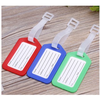 Thẻ tên ghi nhớ treo vali nametag lớn balo hành lí chìa khóa name tag mắc cài youngcityshop 30.000
