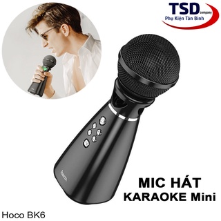 Micro Hát Karaoke Mini HOCO Bk6 Chính Hãng
