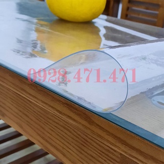 Màng PVC Dày 1,5mm | Nhựa Mềm Trong Suốt | Thảm Sàn PVC Bảo Vệ Sàn Gỗ | Tấm Lót Bàn Ăn Nhựa Mềm