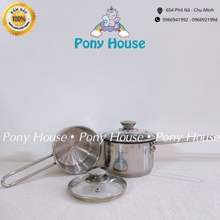 Nồi Nấu Bột Five Star - Nồi Quánh Bột, Cháo Cho Bé Ăn Dặm 3 Đáy Dùng Được Cho Bếp Từ 12cm ,14cm