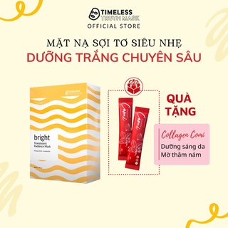 (Quà Tặng) Mua 1 Hộp Mặt Nạ Super Bright  Timeless Truth Mask Tặng 2 Gói collagen Comi (30ml/miếng x 5 miếng)
