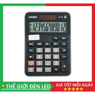 Máy tính casio mx12b, sử dụng pin và năng lượng mặt trời.