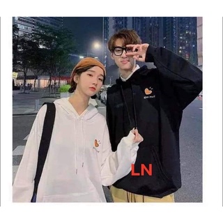 Áo đôi hoodie tim kis me LN11