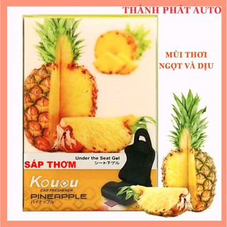 [CHÍNH HÃNG]Sáp thơm hương dứa Kouou Nhật Bản - Sáp thơm khử mùi ô tô, xe hơi, nhà cửa, văn phòng...