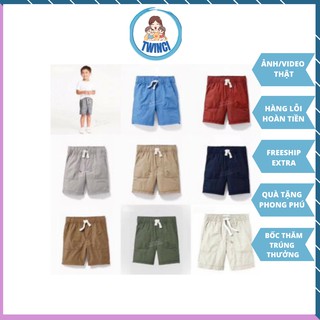 [sz6m-5y] Quần đùi kaki mềm/đũi mềm TQXK dư xịn bé trai
