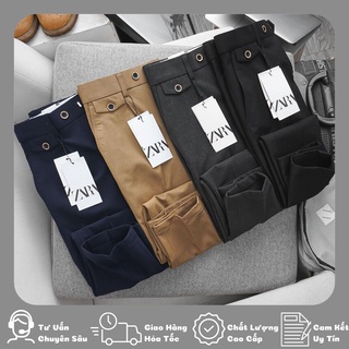 Quần Âu Nam ZR 8 Chuẩn Form Slimfit Vải Co Dãn