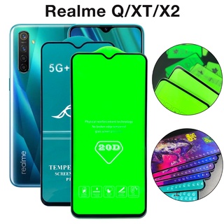 Kính Cường Lực Realme Q XT X2 Full Màn độ bền cao chống trầy xước rơi vỡ tặng kèm khăn lau màn hình