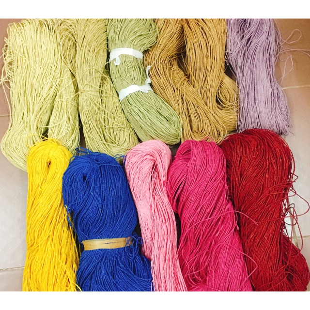 Sợi cói đan móc