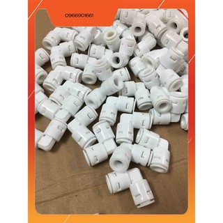 cút máy lọc nước , cút góc 2 đầu dây phi 6 ( 6mm ) nối nhanh
