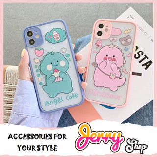 Ốp lưng iphone khủng long nhám 6/6plus/6s/6splus/7/7plus/8/8plus/x/xr/xs/11/12/pro/max/plus/promax - Jerry Shop