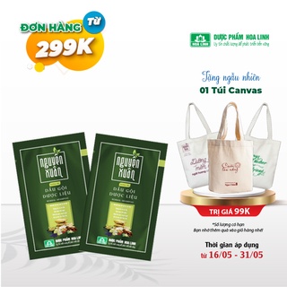 Dầu gội dược liệu Nguyên Xuân dưỡng tóc - 10 gói x 5,5ml