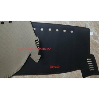 Thảm taplo CERATO bằng nhung 3 lớp hoặc Da Cacbon 2014 - 2018 và 2019 - 2021