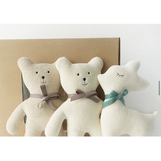 Thú Bông Hữu Cơ MALOLOTTE Made in Korea 26cm
