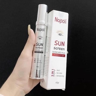 Kem Chống Nắng Phân Tử Nước  Napoli ⚡️Chính Hãng⚡️Chống Nắng Cao Cấp Sun Screen Napoli - Siêu Phẩm Chống Nắng