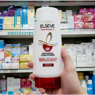Dầu xả Loreal, giảm 5 dấu hiệu hư tổn tóc Loreal Paris Restoring Conditioner 280ml