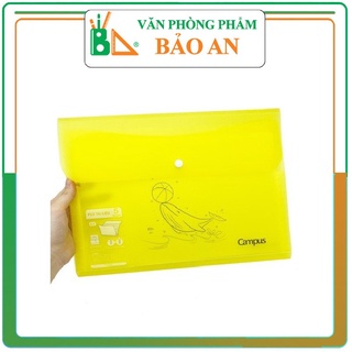 File đựng tài liệu 5 ngăn ngang Campus DF-5X-U2 màu vàng