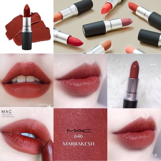 Son Mac Marrakesh 646 Matte – Màu Đỏ Nâu Đất