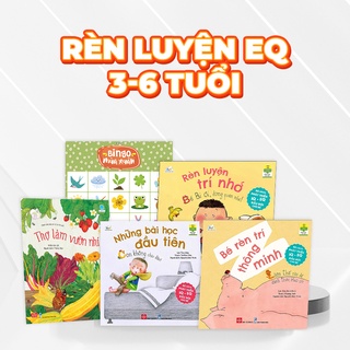 Đồ chơi trẻ em Hộp Háo Hức RÈN LUYỆN EQ 3-6 Tuổi: Trò chơi BINGO Mùa Xuân và 4 Sách cho bé giúp rèn kỹ năng đầu đời