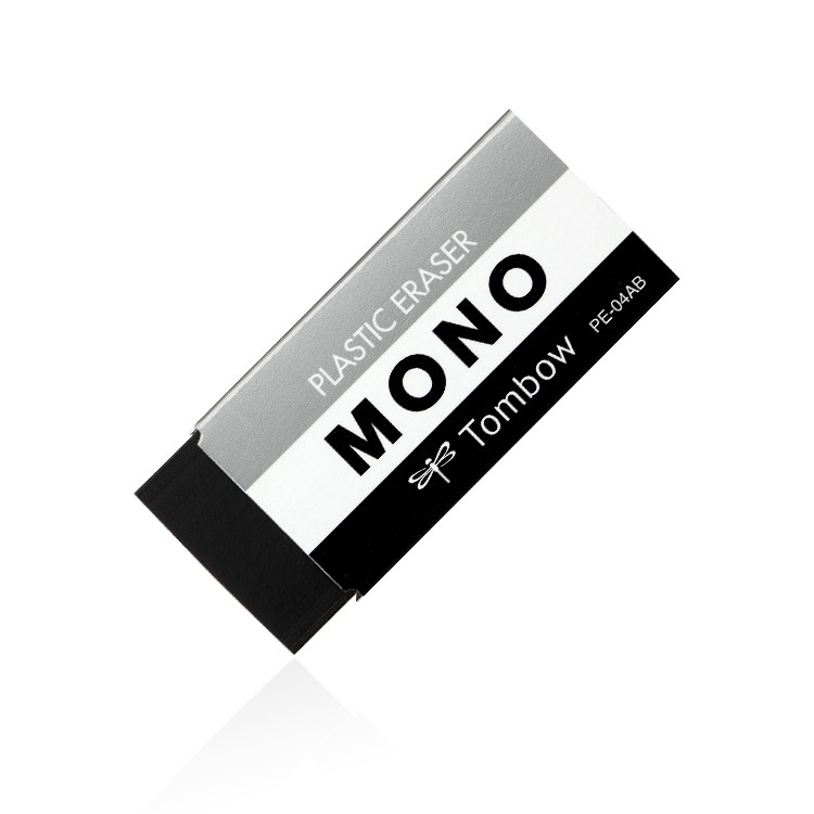 [DA ĐEN] Gôm Đen Mono TomBow Plastic Black Cao Cấp