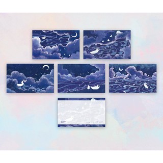 Hộp ảnh postcard HỆ LIỆT HÀNH TRÌNH ẢO MỘNG bưu thiếp nhiều tấm quà tặng trang trí đẹp