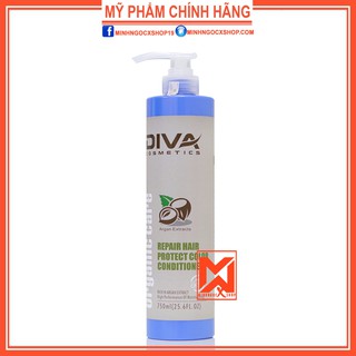 Dầu xả phục hồi giữ màu nhuộm DIVA 750ml chính hãng