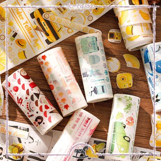 Cuộn Washi Tape Girl's Day 10cmx3m Trang Trí Sổ Tay, Bullet Journal, Planner - Tiệm Ngựa Gỗ