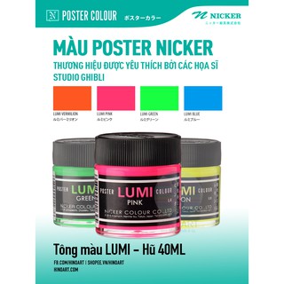 Tông LUMI màu poster Nicker hũ 40ml - lẻ