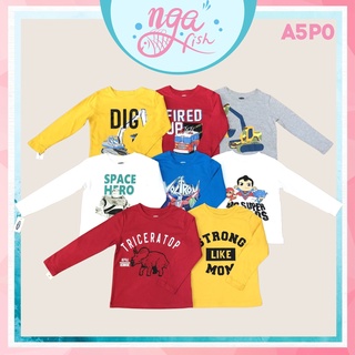 Áo thun dài tay bé trai old.n.a.v.y xuất xịn Nga Fish A5P0
