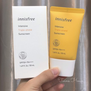 Kem Chống Nắng Triple Care Triple Shield Innisfree Sunscreen Mẫu mới 2020
