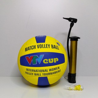 bóng chuyền vtv cup 2021. Tiêu chuẩn thi đấu size 5. Tặng kèm bơm bóng + túi lưới + kim