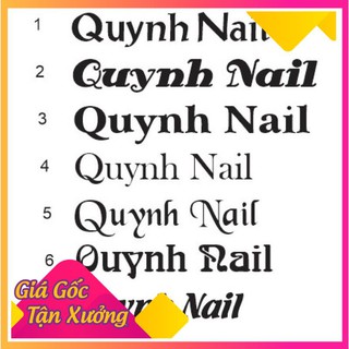 cắt chữ alu gương vàng theo yêu cầu
