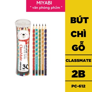 Bút chì gỗ classmate 2b có tẩy Pc612