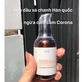 TINH DẦU SẢ CHANH GENIE KOREA NGUYÊN CHẤT NGUYÊN LIỆU TỪ THIÊN NHIÊN CHÍNH HÃNG - 5017