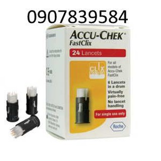 HỘP 24 KIM LẤY MÁU ACCUCHEK FASTCLIX HÀNG CHÍNH HÃNG